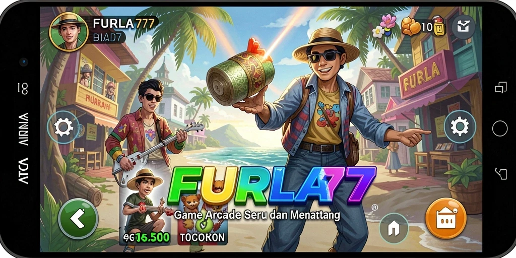 Screenshot FURLA77 menampilkan gameplay cepat dan penuh tantangan.