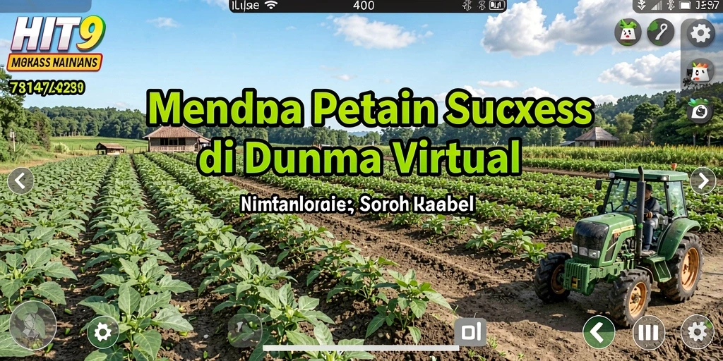 Gameplay HIT9 yang menarik dan penuh warna dalam bertani.