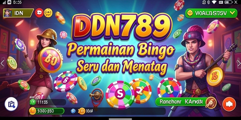 Tampilan gameplay IDN789 yang seru dan interaktif dalam permainan Bingo.