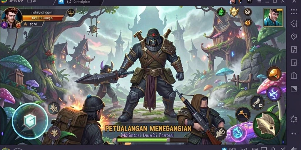 Gameplay mendebarkan di dunia fantasi JP6789.