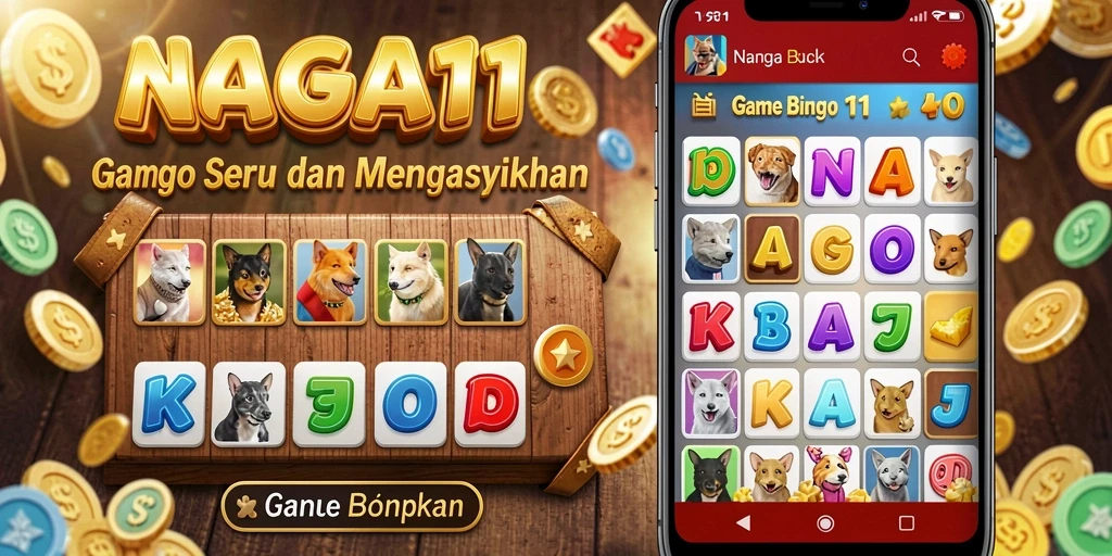 Tampilan gameplay Bingo yang menarik dengan antarmuka sederhana dan intuitif.