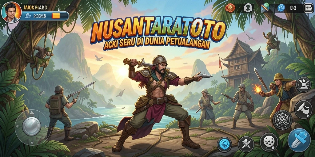 Screenshot menampilkan aksi seru saat bertarung di NUSANTARATOTO.