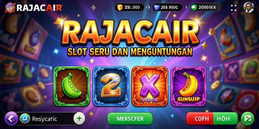 Gameplay seru dengan berbagai tema slot menarik di RAJACAIR.