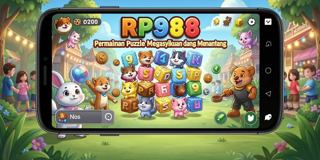 Screenshot gameplay RP888 menunjukkan tantangan Puzzle yang seru dan menarik.