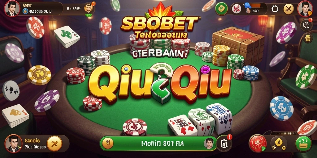 Tampilan layar permainan QiuQiu yang menarik dan interaktif.