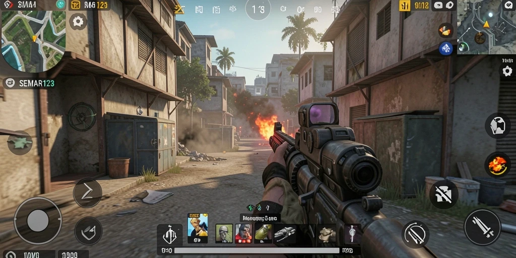 Tampilan gameplay seru dan mendebarkan di SEMAR123.