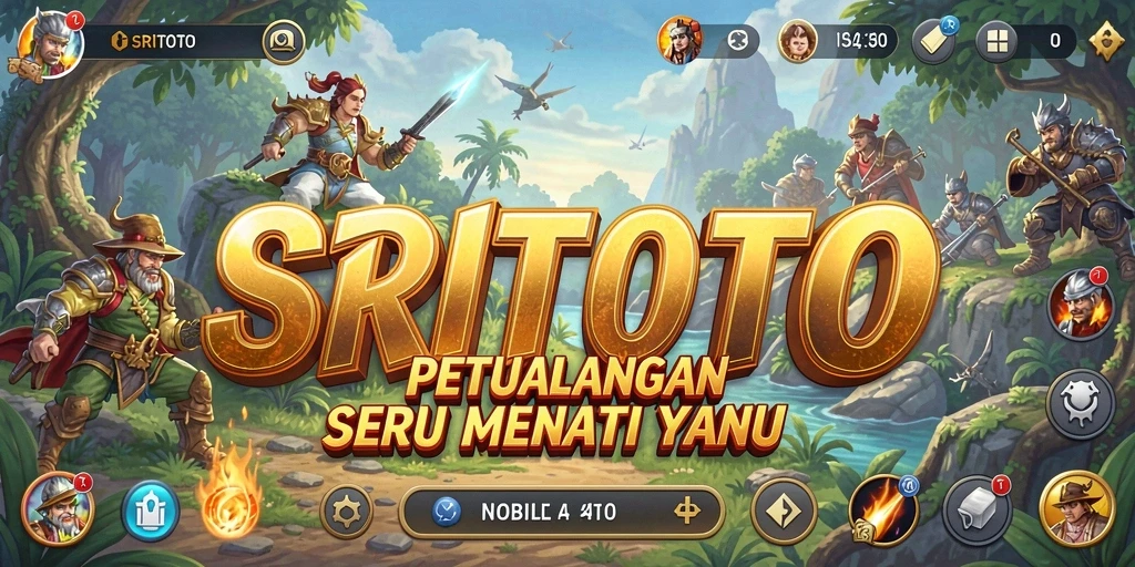 Screenshot SRITOTO menampilkan aksi seru dalam menjelajahi dunia petualangan.