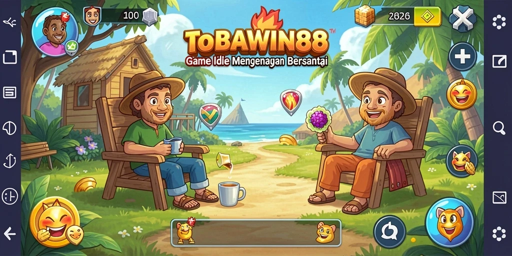 Tampilan gameplay TOBAWIN88 yang menyenangkan dan menenangkan.